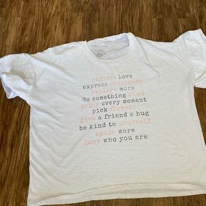 Message White Shirt